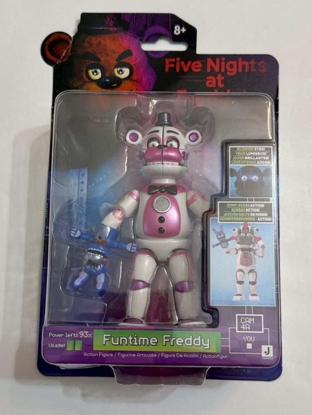 FNAF Five Nights at Freddy's Jazwares Funtime Freddy Action Figure Sealed NIB